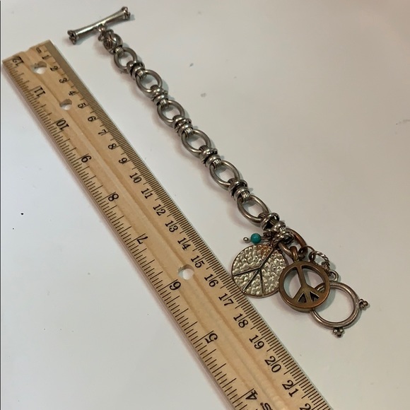 Lucky Brand Dangle Peace Bracelet - Picture 4 of 4
